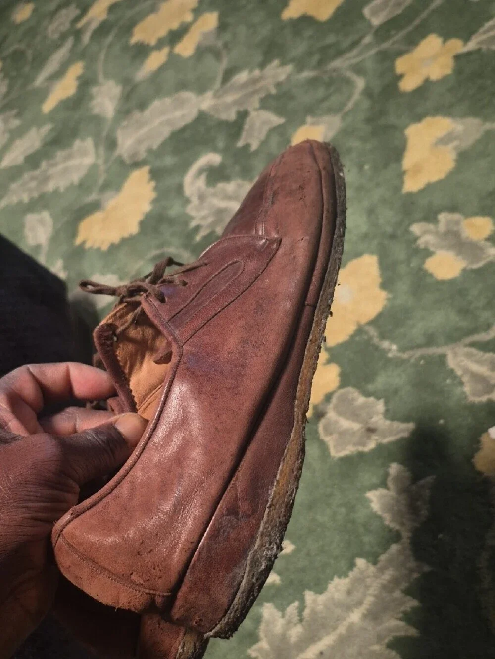 Bruno Magli Men's Brown Leather Chukka Boots